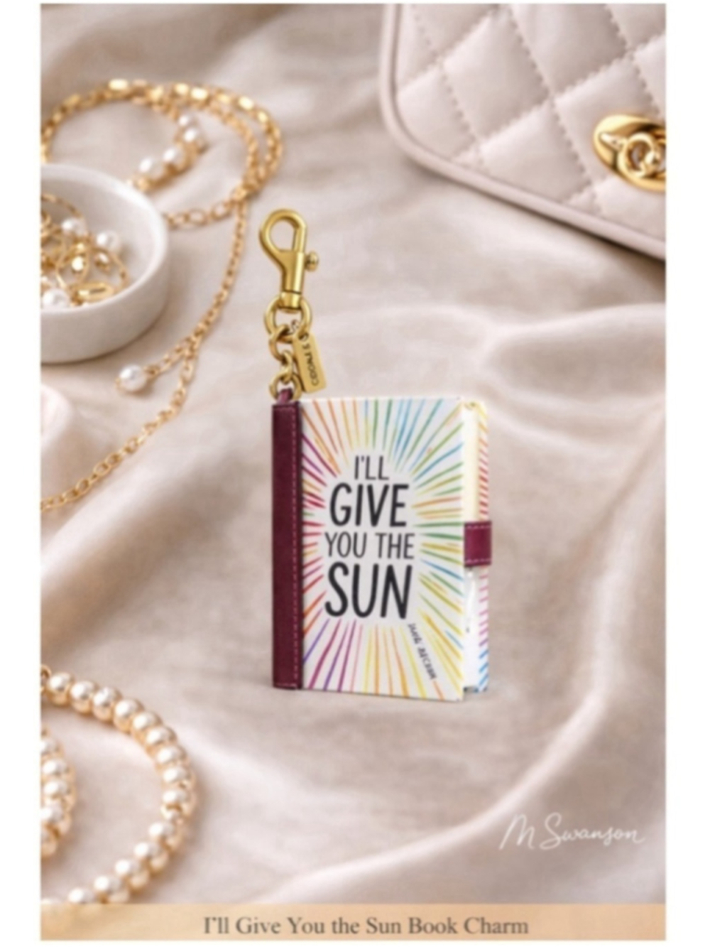 NEW Coach Mini Book Charm I’ll Give You the Sun by Jandy Nelson NWT